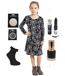 Wickedfun Girls Spooky Spiderweb Set