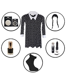 Gothic Pattern Girl Set