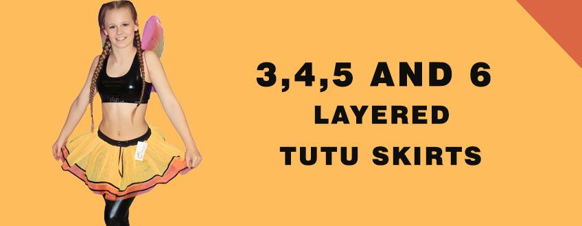 3,4,5 and 6 Layered TuTu Skirts