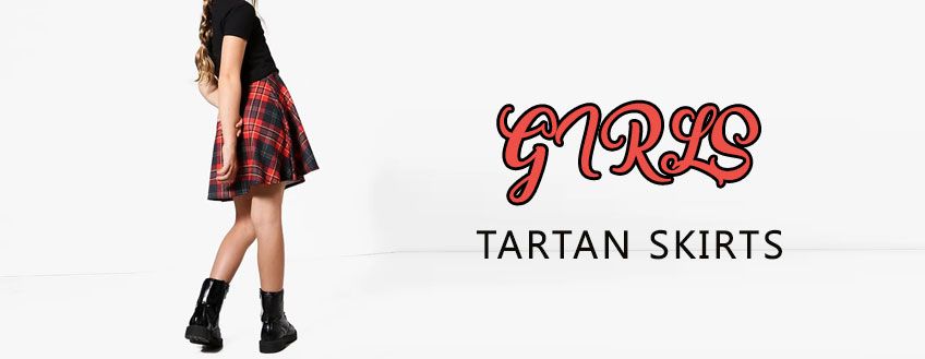 Girls Tartan Skirts