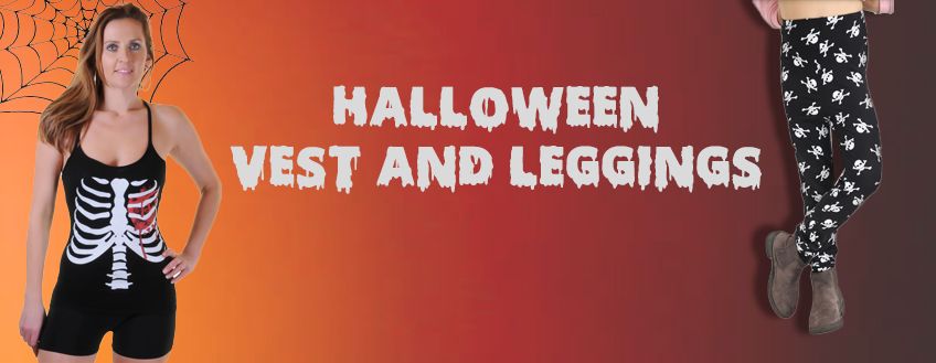 Halloween Vest and Leggings