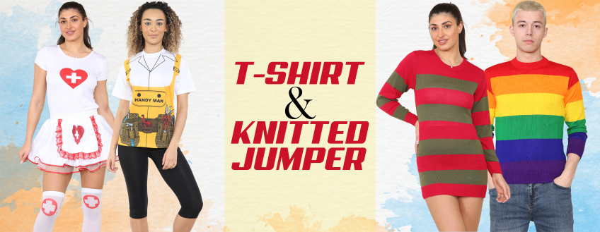 T-Shirt and Knitted Jumpers