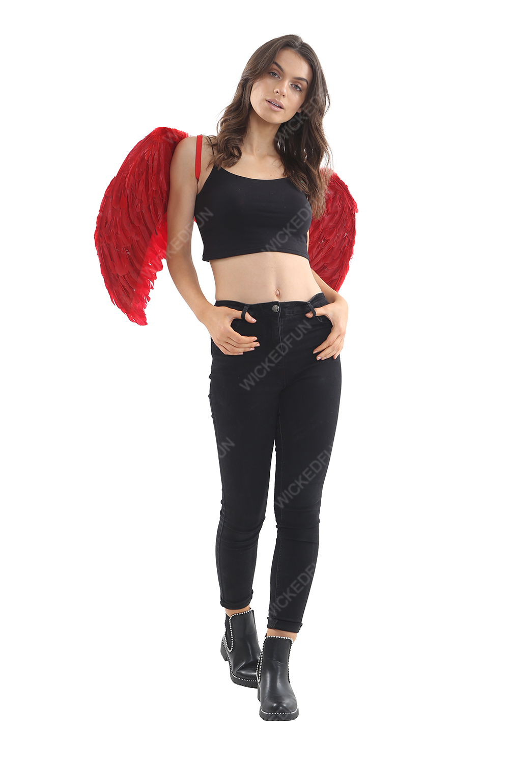 Red Feather Wings Medium(Folding)