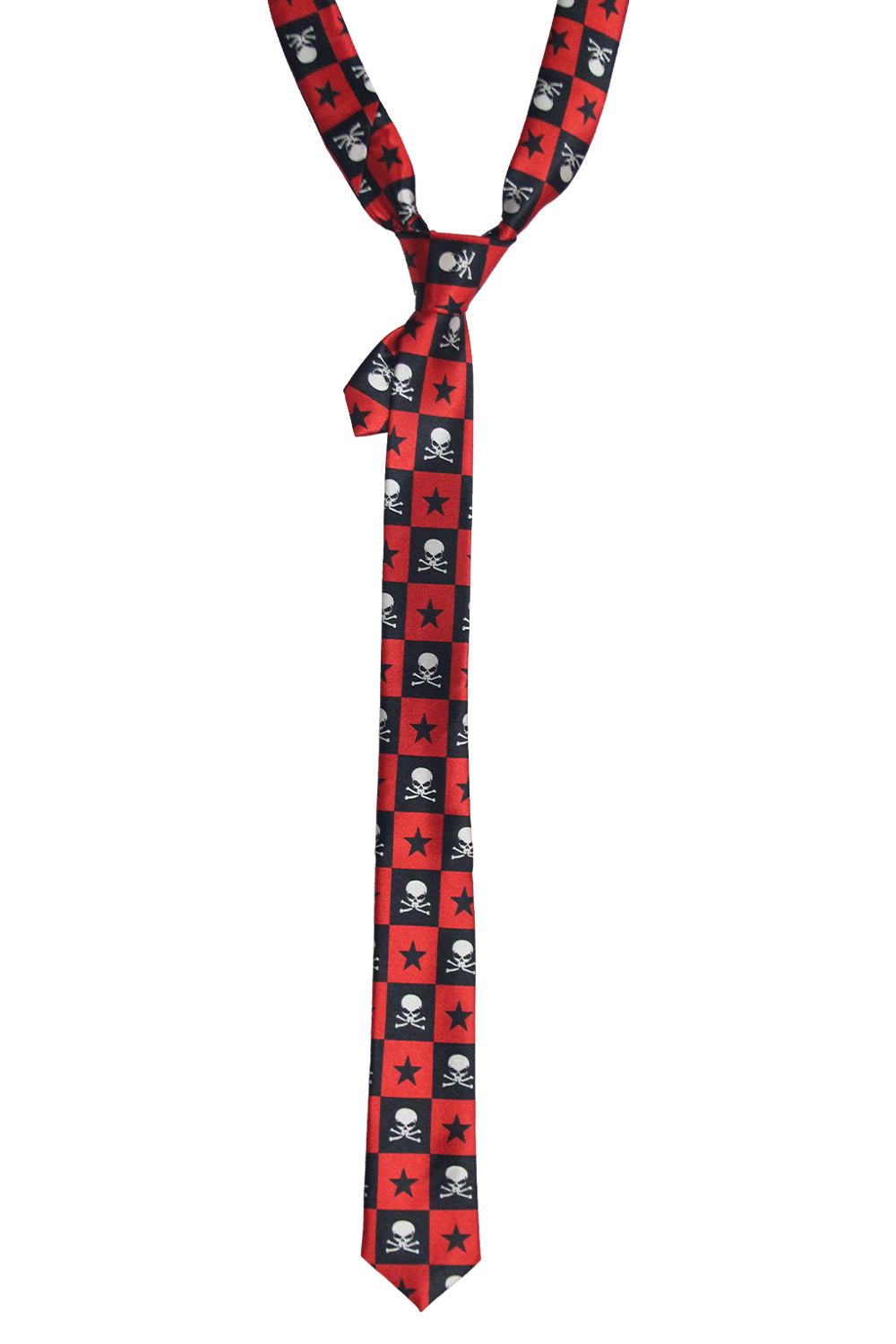Skull and Stars Neck Tie