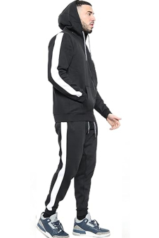 2-Piece Men’s Tracksuit Zip Hoodie & Bottoms