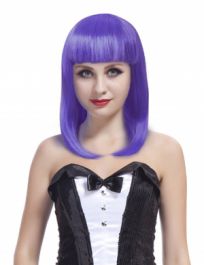 Purple Long Bob Wig