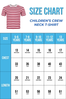 Active Star Children's Red & White Stripe T-Shirt