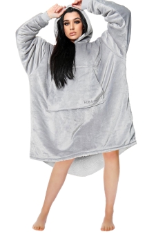 Hug and Snug Grey Hoodie Blanket Compress Pack
