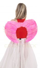 Pink Feather Wings Medium(Folding)