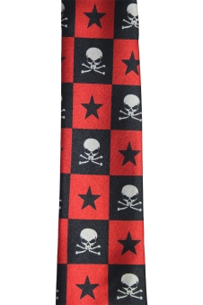 Skull and Stars Neck Tie