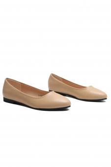 Women’s Beige Ballet Flats
