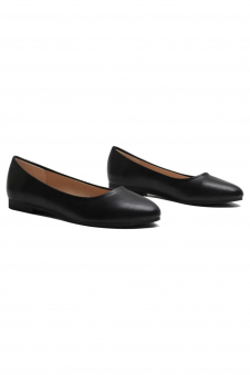Women’s Black Matte Ballet Flats