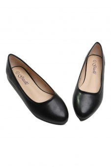 Women’s Black Matte Ballet Flats