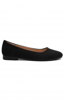 Women’s Black Suede Ballet Flats