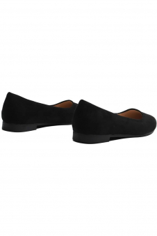 Women’s Black Suede Ballet Flats