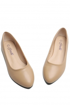 Women’s Beige Ballet Flats