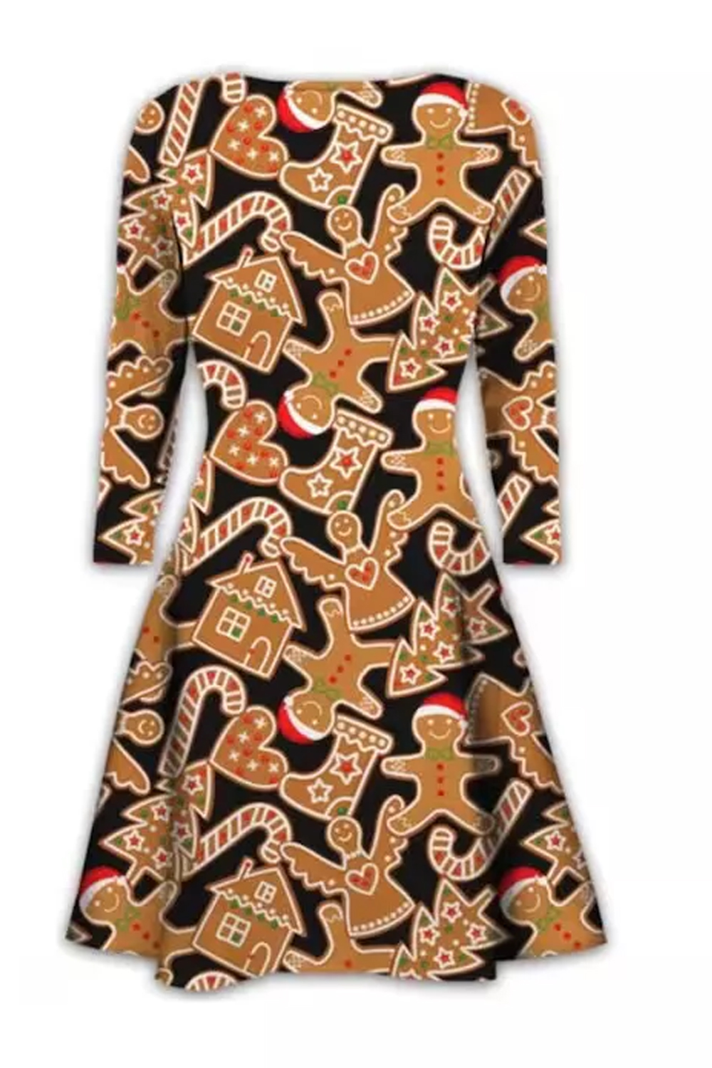 Women Ginger Design Christmas Winter Party Dress